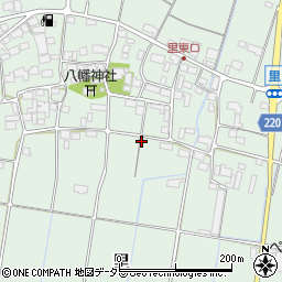 岐阜県安八郡輪之内町里周辺の地図
