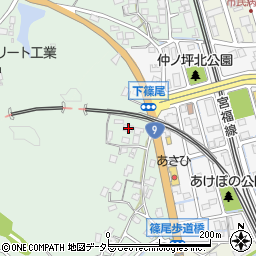 京都府福知山市下篠尾387周辺の地図