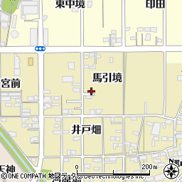 愛知県一宮市大和町福森馬引境周辺の地図