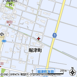 岐阜県羽島市堀津町2291周辺の地図