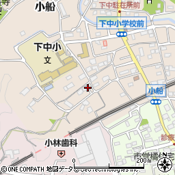 神奈川県小田原市小船163周辺の地図