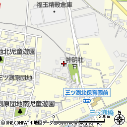 愛知県小牧市三ツ渕原新田6周辺の地図