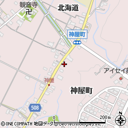 愛知県春日井市神屋町637周辺の地図