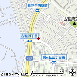愛知県小牧市古雅3丁目16周辺の地図