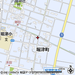 岐阜県羽島市堀津町677周辺の地図