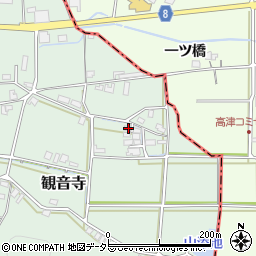 京都府福知山市観音寺208-3周辺の地図