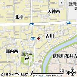 愛知県一宮市三条古川1816周辺の地図