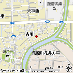 愛知県一宮市三条古川24周辺の地図