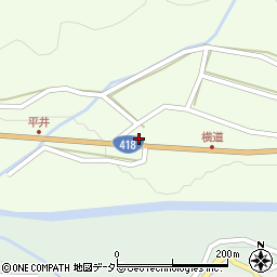 岐阜県恵那市上矢作町1636周辺の地図