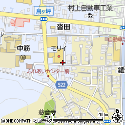 京都府綾部市大島町大籔周辺の地図