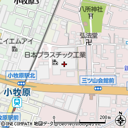 愛知県小牧市東田中100周辺の地図