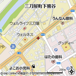 島根県雲南市三刀屋町下熊谷周辺の地図