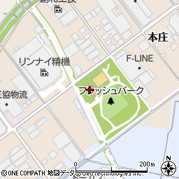 県営尾張広域緑道フレッシュパークセンター周辺の地図