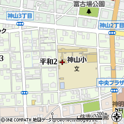 愛知県一宮市平和周辺の地図