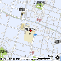 羽島市立堀津小学校周辺の地図