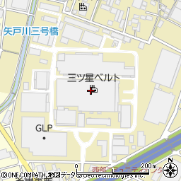 三ツ星ベルト株式会社　建材事業部営業部名古屋建築課周辺の地図