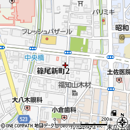 リハビリディサービスたけのこ　福知山店周辺の地図