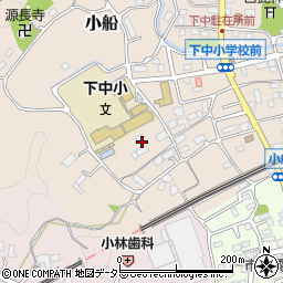 神奈川県小田原市小船181周辺の地図