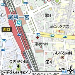 一宮市ガラス緊急隊・３６５日２４時間一宮駅前センター周辺の地図