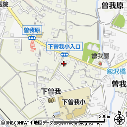 曽我原公民館周辺の地図