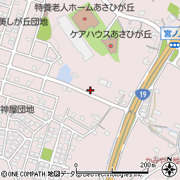 愛知県春日井市神屋町1406-12周辺の地図