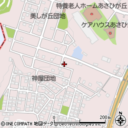 愛知県春日井市神屋町1390-87周辺の地図