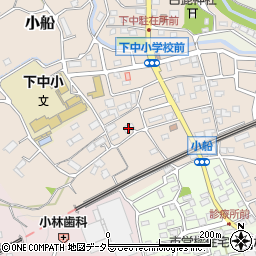 神奈川県小田原市小船166周辺の地図