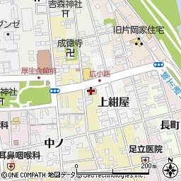 福知山商工会議所周辺の地図