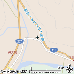 岐阜県恵那市上矢作町3175周辺の地図