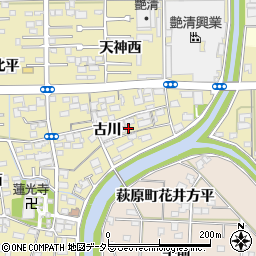 愛知県一宮市三条古川1878周辺の地図