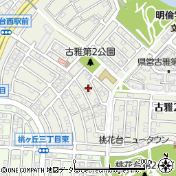 愛知県小牧市古雅3丁目3周辺の地図