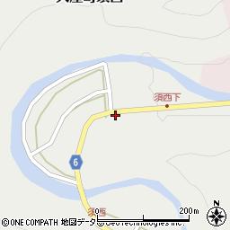兵庫県養父市大屋町須西52周辺の地図