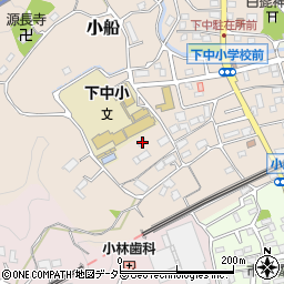 神奈川県小田原市小船159周辺の地図