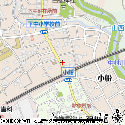 神奈川県小田原市小船94周辺の地図