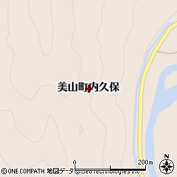 京都府南丹市美山町内久保周辺の地図