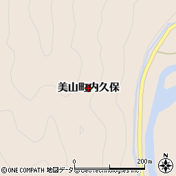 京都府南丹市美山町内久保周辺の地図