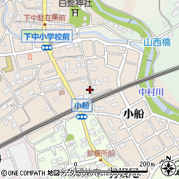 神奈川県小田原市小船93-1周辺の地図