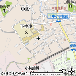 神奈川県小田原市小船180周辺の地図