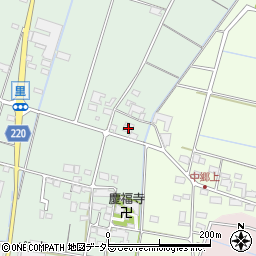 岐阜県安八郡輪之内町里523-1周辺の地図