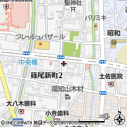竹下サイクルショップ周辺の地図