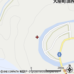 兵庫県養父市大屋町須西147周辺の地図