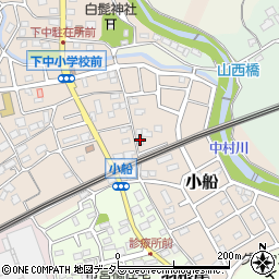 神奈川県小田原市小船1185周辺の地図