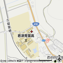 千葉県君津市青柳43周辺の地図
