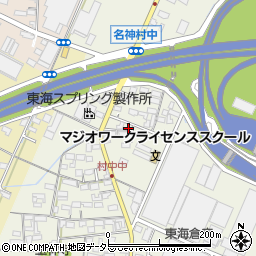 愛知県小牧市村中1114周辺の地図