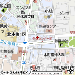 京都府福知山市北本町周辺の地図