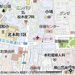 京都府福知山市北本町周辺の地図