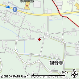 京都府福知山市観音寺254周辺の地図