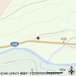 岐阜県恵那市上矢作町1793周辺の地図