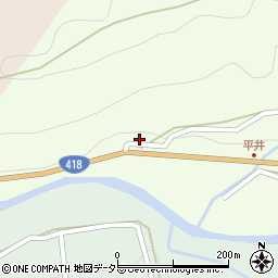 岐阜県恵那市上矢作町1795周辺の地図