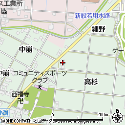 愛知県一宮市南小渕高杉15周辺の地図